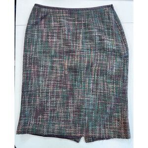 Apostrophe Wool Plaid Skirt Size 8 Wool‎ Blend - Good Condition Vintage